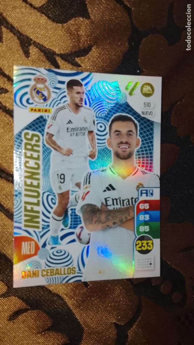 Football Stickers: cromo sin revisar liga 2024 2025 adrenalin - muy buen estado recien sacado del sobre - REAL MADRID