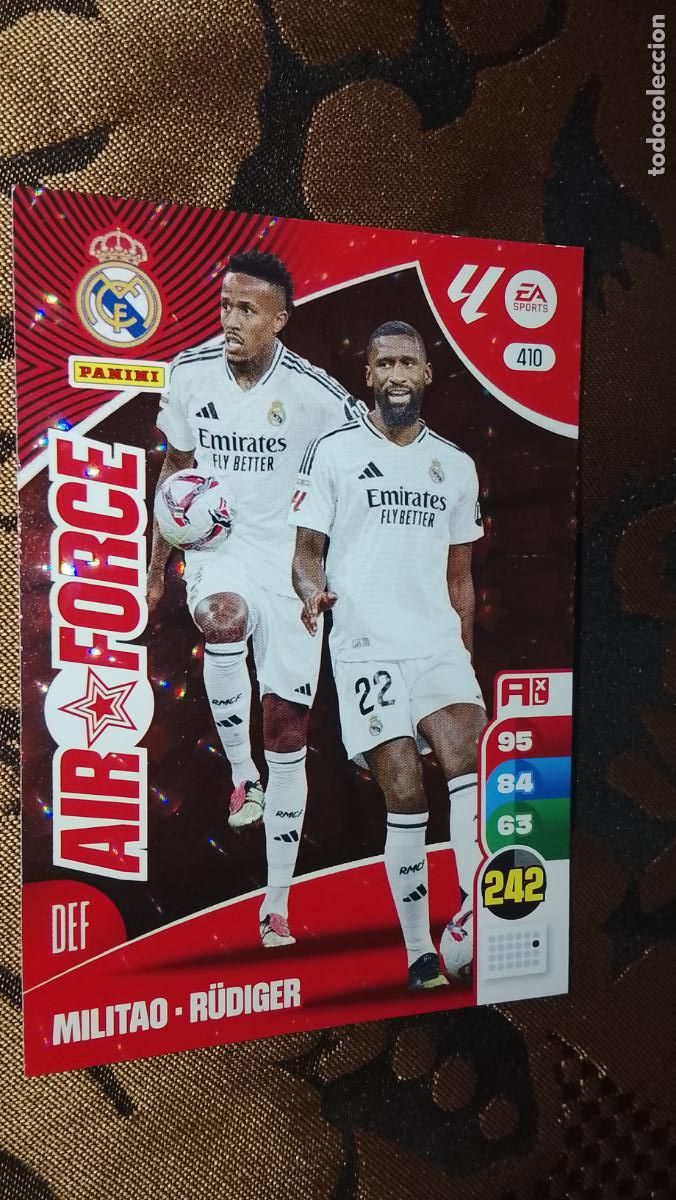 Fu&szlig;ball-Sticker: cromo sin revisar liga 2024 2025 adrenalin - muy buen estado recien sacado del sobre - REAL MADRID