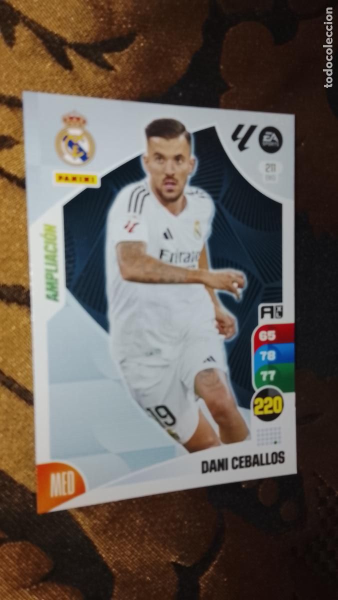 Fu&szlig;ball-Sticker: cromo sin revisar liga 2024 2025 adrenalin - muy buen estado recien sacado del sobre - REAL MADRID