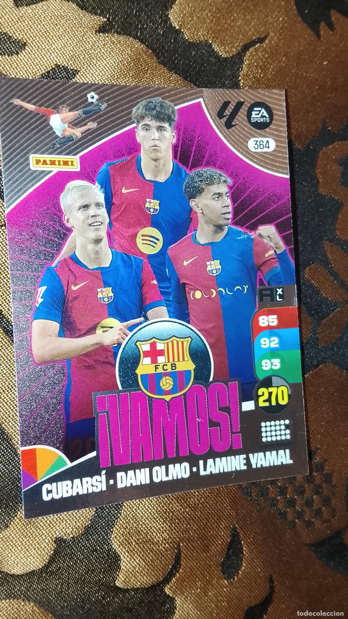 Cartes &agrave; collectionner de Football: cromo sin revisar liga 2024 2025 adrenalin - muy buen estado recien sacado del sobre CLUB BARCELONA
