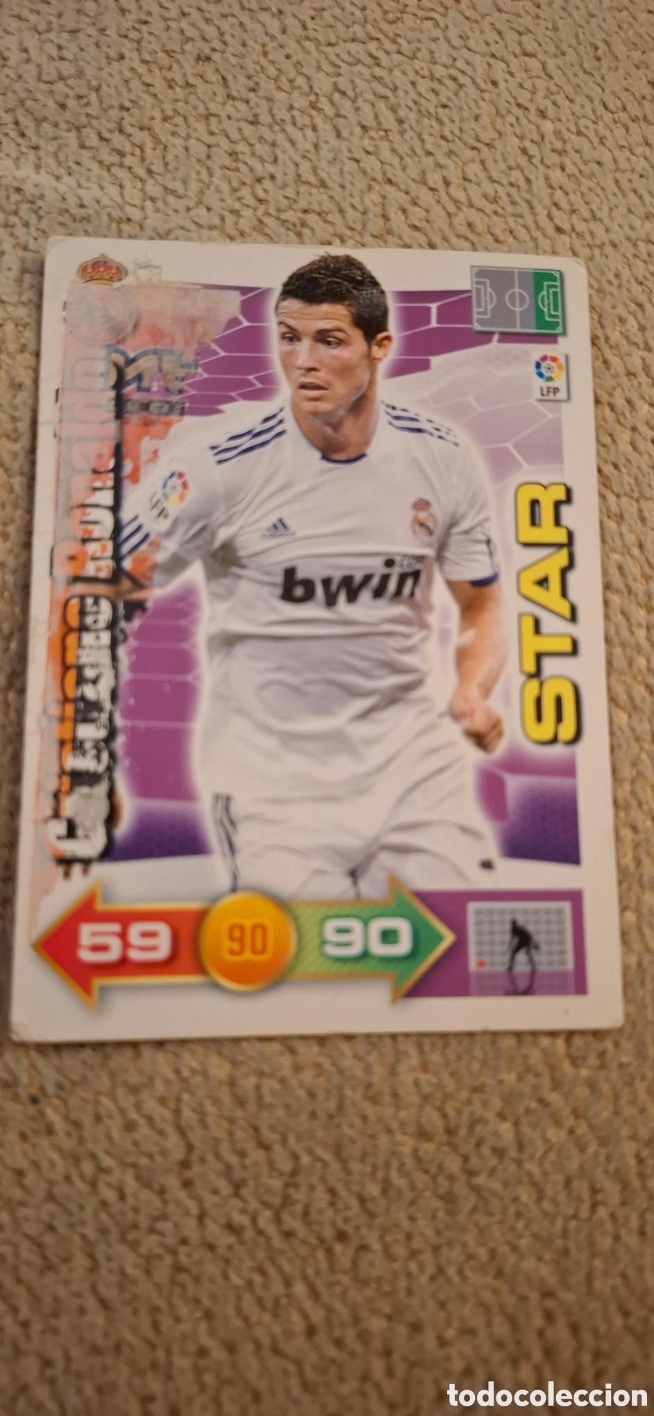 Cromos de F&uacute;tbol: CRISTIANO RONALDO REAL MADRID STAR ADRENALYN XL LIGA 2010/11 10 11 PANINI