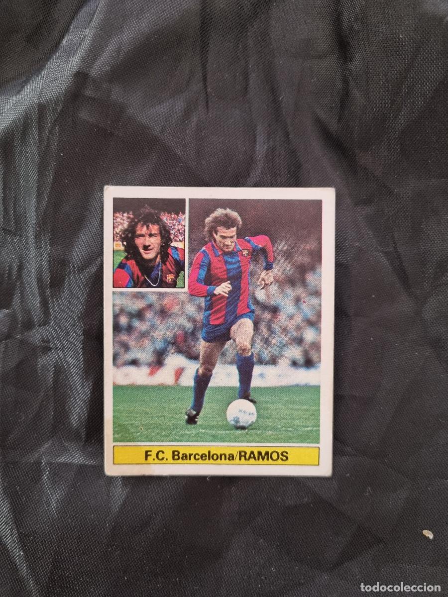 Football Stickers: RAMOS. BARCELONA. SIN PEGAR. EDICIONES ESTE LIGA 1981/82. 81/82. 1981/1982. PEDIDO MINIMO 3&euro;