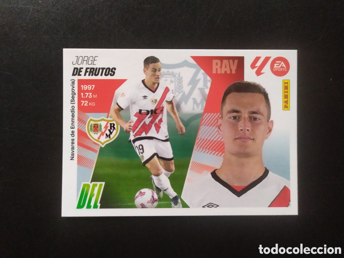Cromos de F&uacute;tbol: Liga este 2025 2026 25 26 panini De Frutos n&deg; 18 Rayo Vallecano