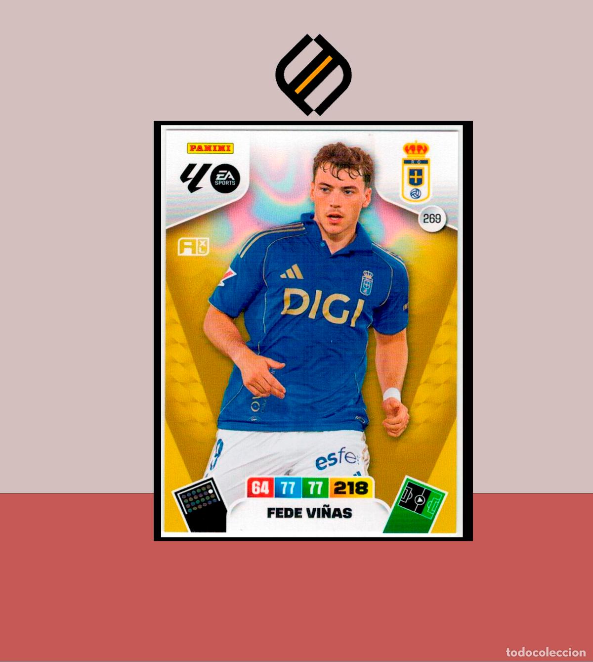 Figurine di Calcio: ADRENALYN XL 2025 2026 PANINI N&ordm; 269 FEDE VI&Ntilde;AS REAL OVIEDO CARD ALBUM COLECCI&Oacute;N LIGA