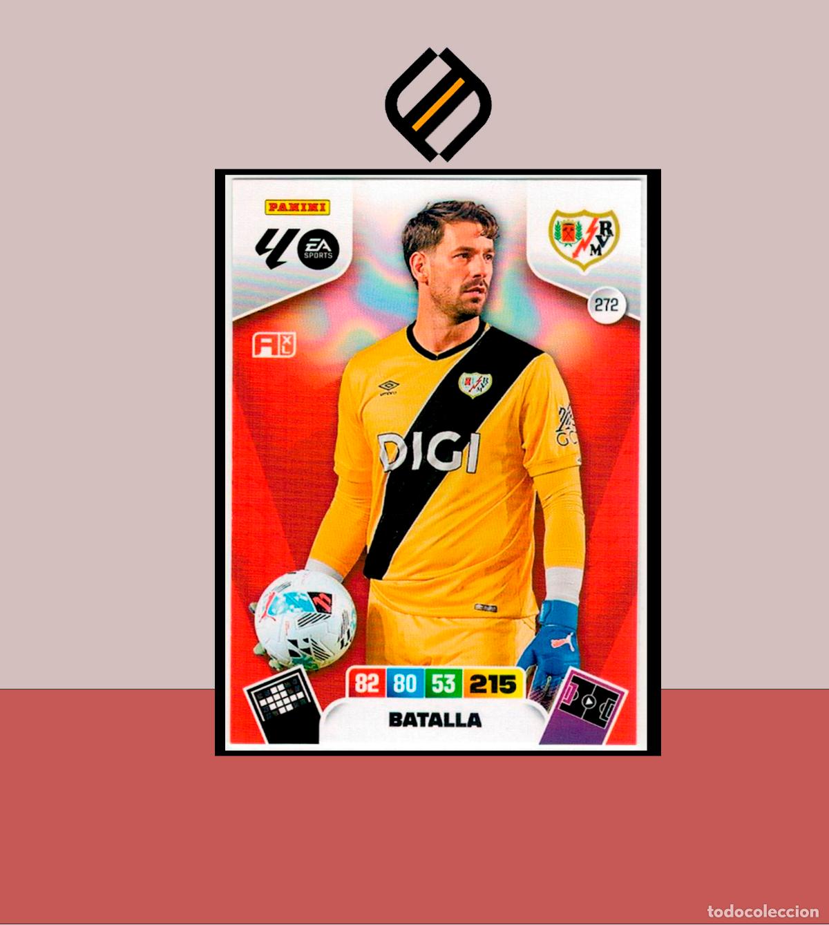 Cromos de F&uacute;tbol: ADRENALYN XL 2025 2026 PANINI N&ordm; 272 BATALLA RAYO VALLECANO CARD ALBUM COLECCI&Oacute;N LIGA