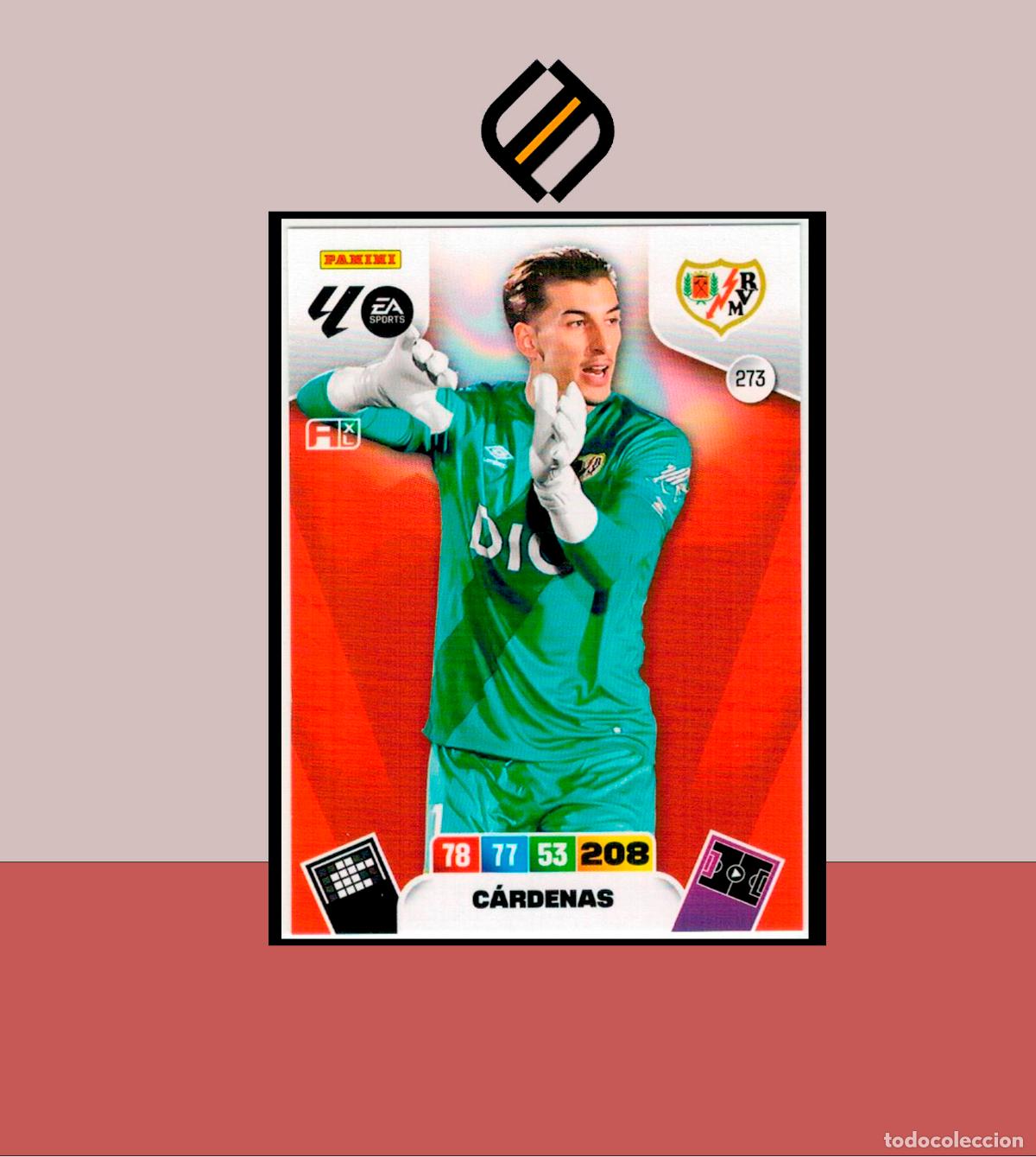 Cromos de F&uacute;tbol: ADRENALYN XL 2025 2026 PANINI N&ordm; 273 C&Aacute;RDENAS RAYO VALLECANO CARD ALBUM COLECCI&Oacute;N LIGA