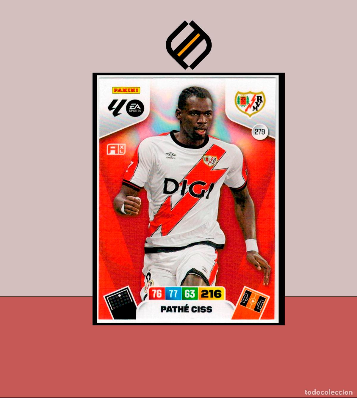 Football Stickers: ADRENALYN XL 2025 2026 PANINI N&ordm; 279 PATH&Eacute; CISS RAYO VALLECANO CARD ALBUM COLECCI&Oacute;N LIGA