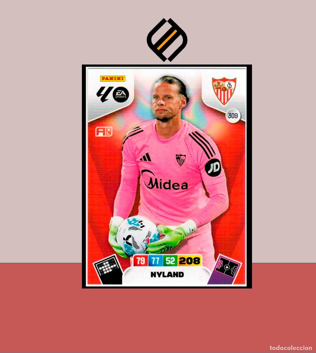 Cromos de Futebol: ADRENALYN XL 2025 2026 PANINI N&ordm; 309 NYLAND SEVILLA CARD ALBUM COLECCI&Oacute;N LIGA