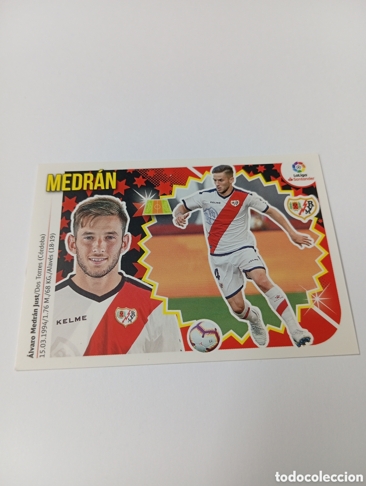 Cromos de F&uacute;tbol: Medr&aacute;n 9 BIS Rayo Vallecano liga este 18-19 panini 2018 2019