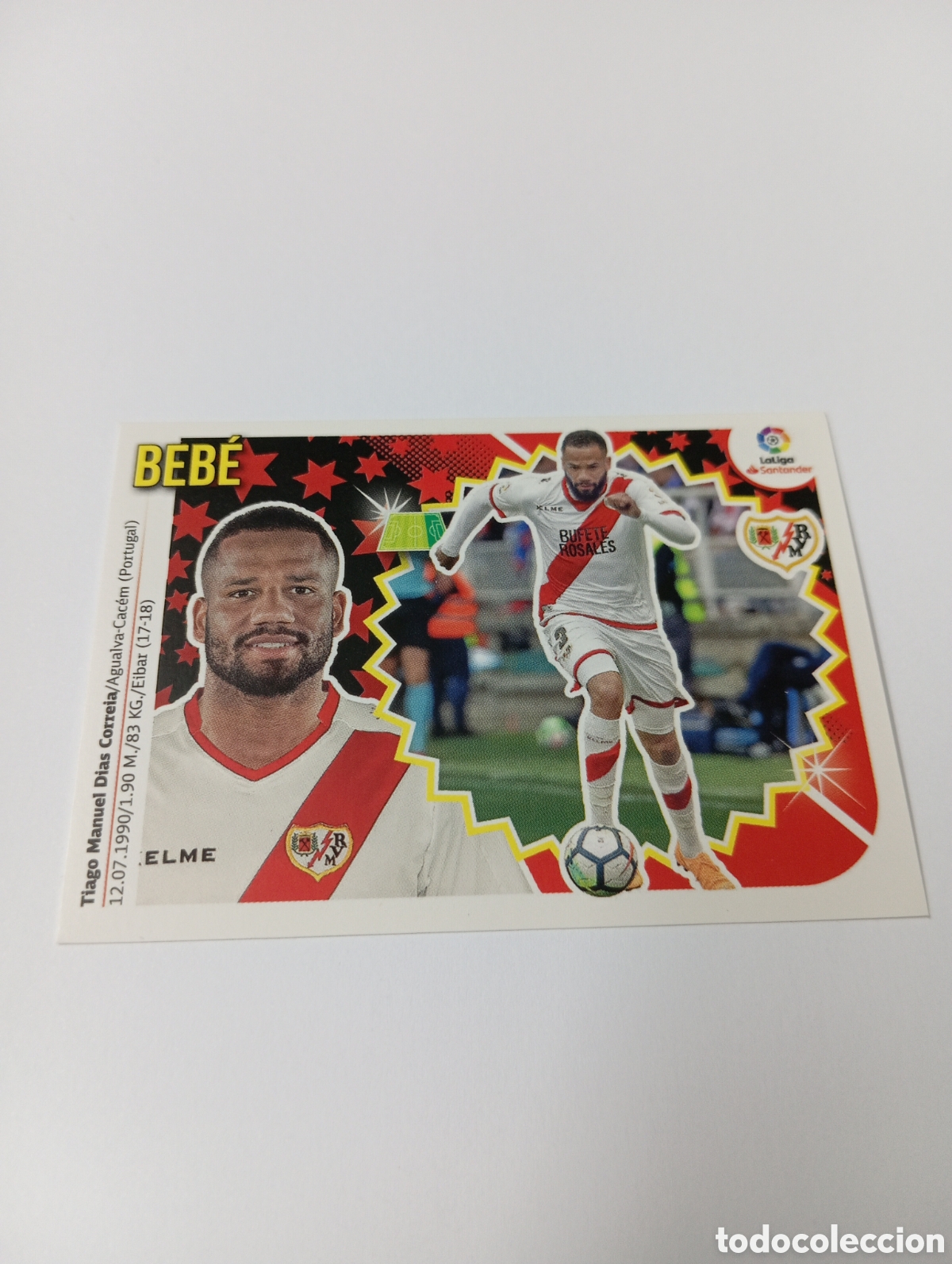 Cromos de F&uacute;tbol: Beb&eacute; 16 A Rayo Vallecano liga este 18-19 panini 2018 2019