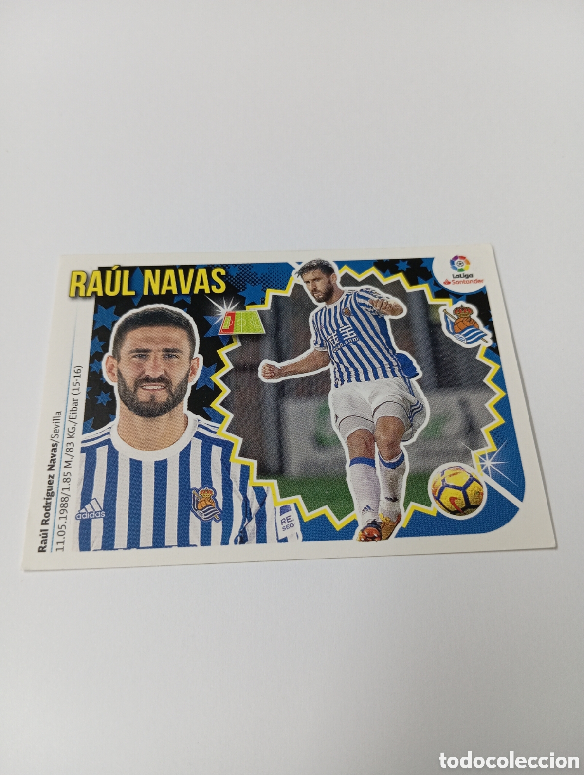 Fu&szlig;ball-Sticker: Ra&uacute;l Navas 5 Real Sociedad liga este 18 19 panini 2018 2019