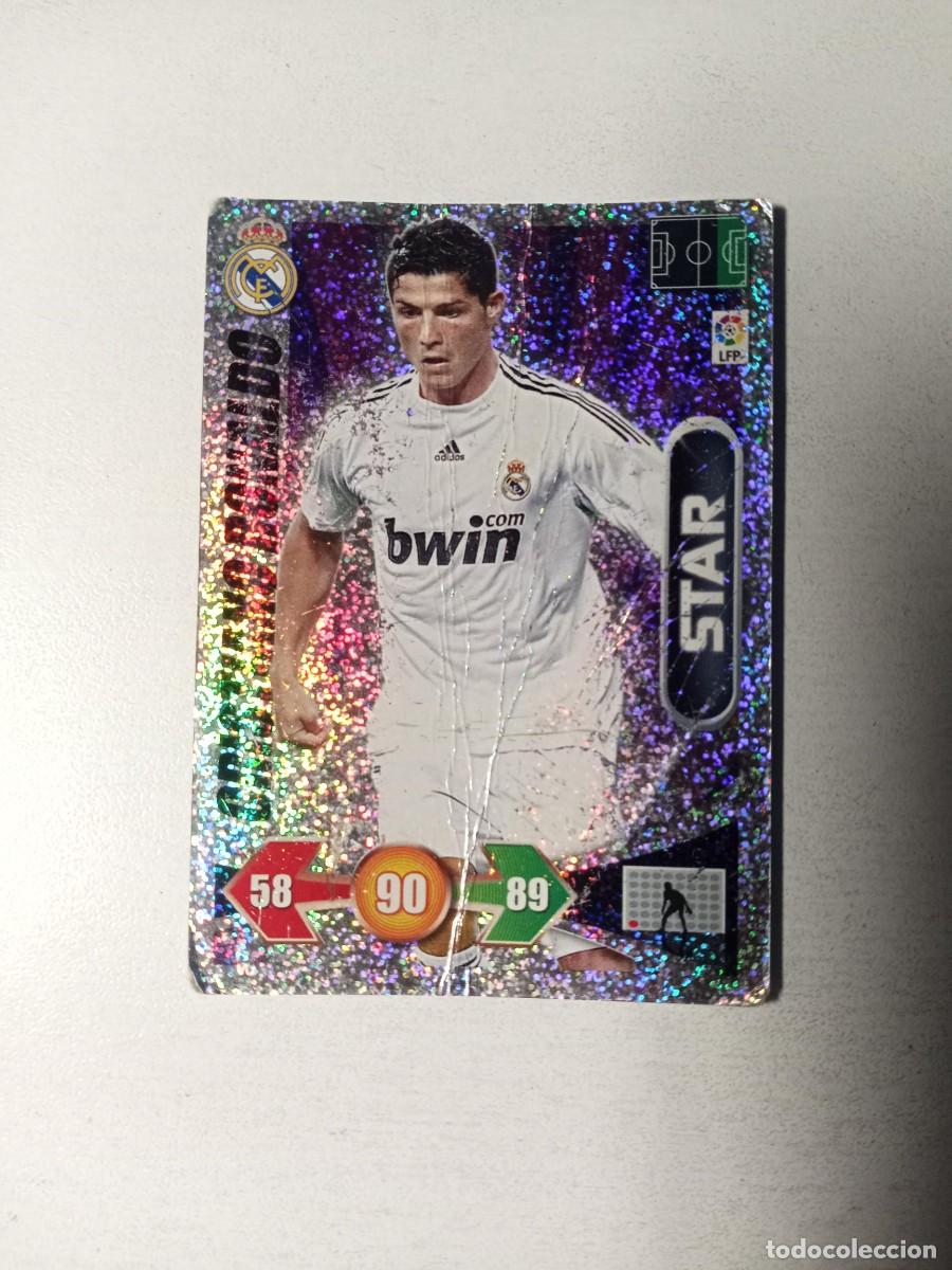 Cromos de F&uacute;tbol: CRISTIANO RONALDO STAR CARD REAL MADRID ADRENALYN XL LIGA BBVA 2009 2010 09 10 PANINI CARTA CROMO