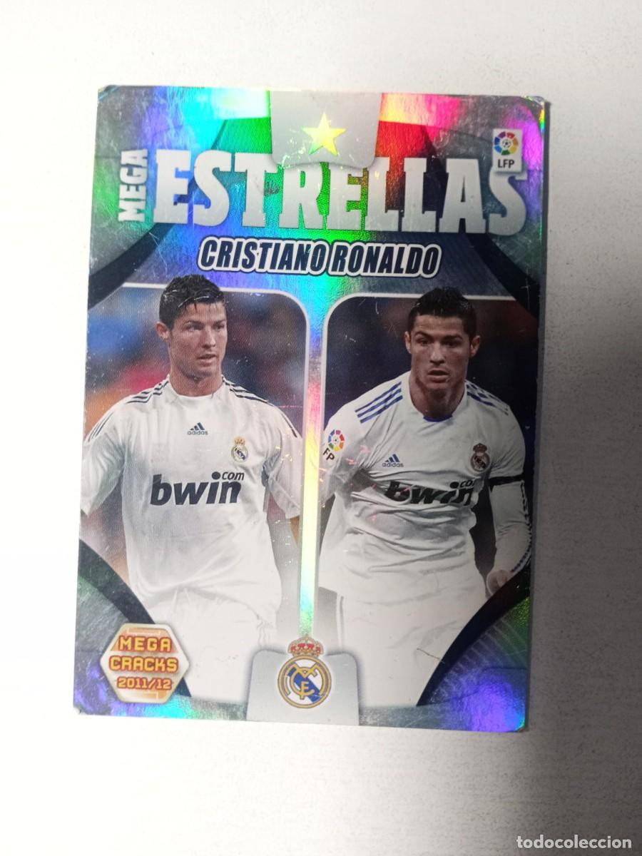 Cromos de F&uacute;tbol: CRISTIANO RONALDO 425 MEGA ESTRELLAS REAL MADRID PANINI MEGACRACKS 2011-2012 11 12 CROMO CARTA