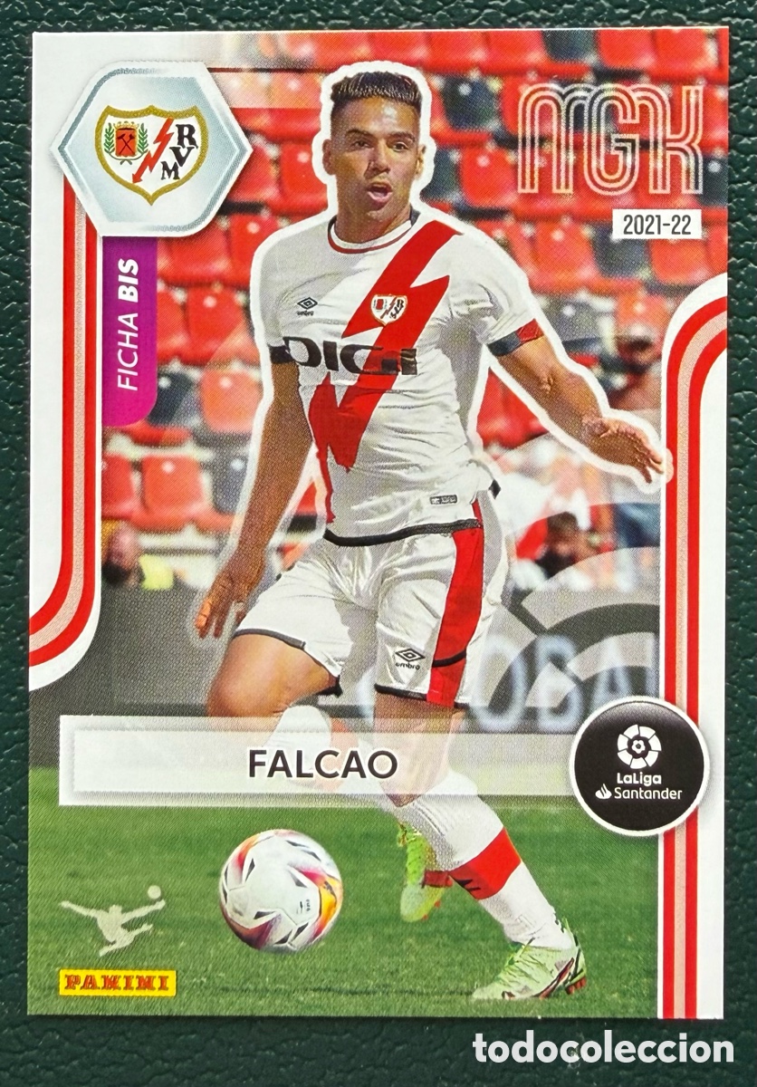 Cromos de F&uacute;tbol: 288 BIS FALCAO RAYO VALLECANO FICHAS ALBUM MEGACRACKS 2021 2022 21 22