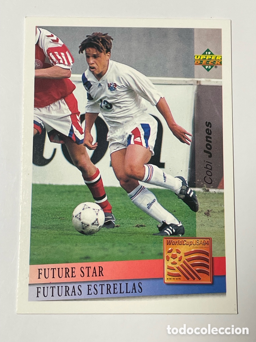 Cromos de F&uacute;tbol: Cobi Jones Estados Unidos Upper Deck World Cup USA94 #145 Futuras estrellas.