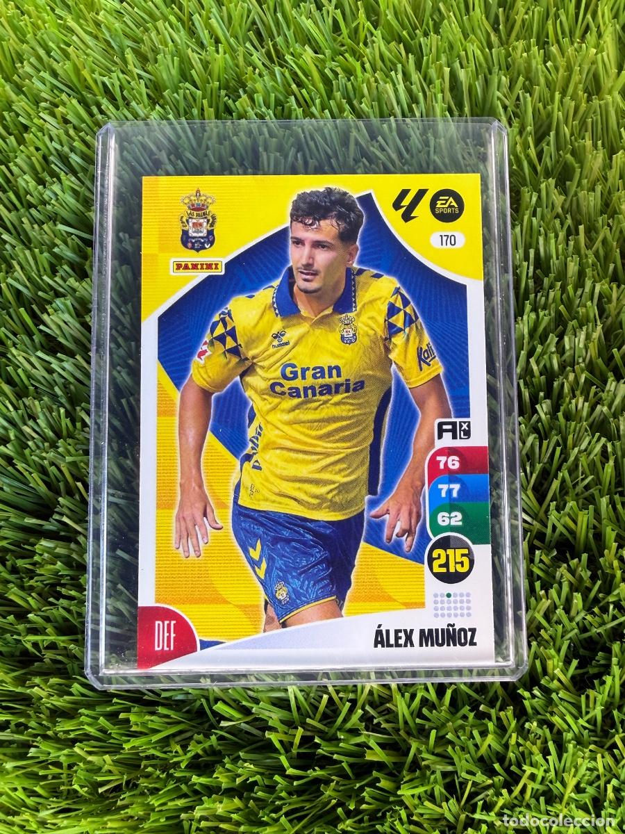Figurine di Calcio: N&ordm; 170 &Aacute;lex Mu&ntilde;oz UD Las Palmas Adrenalyn XL 24 25