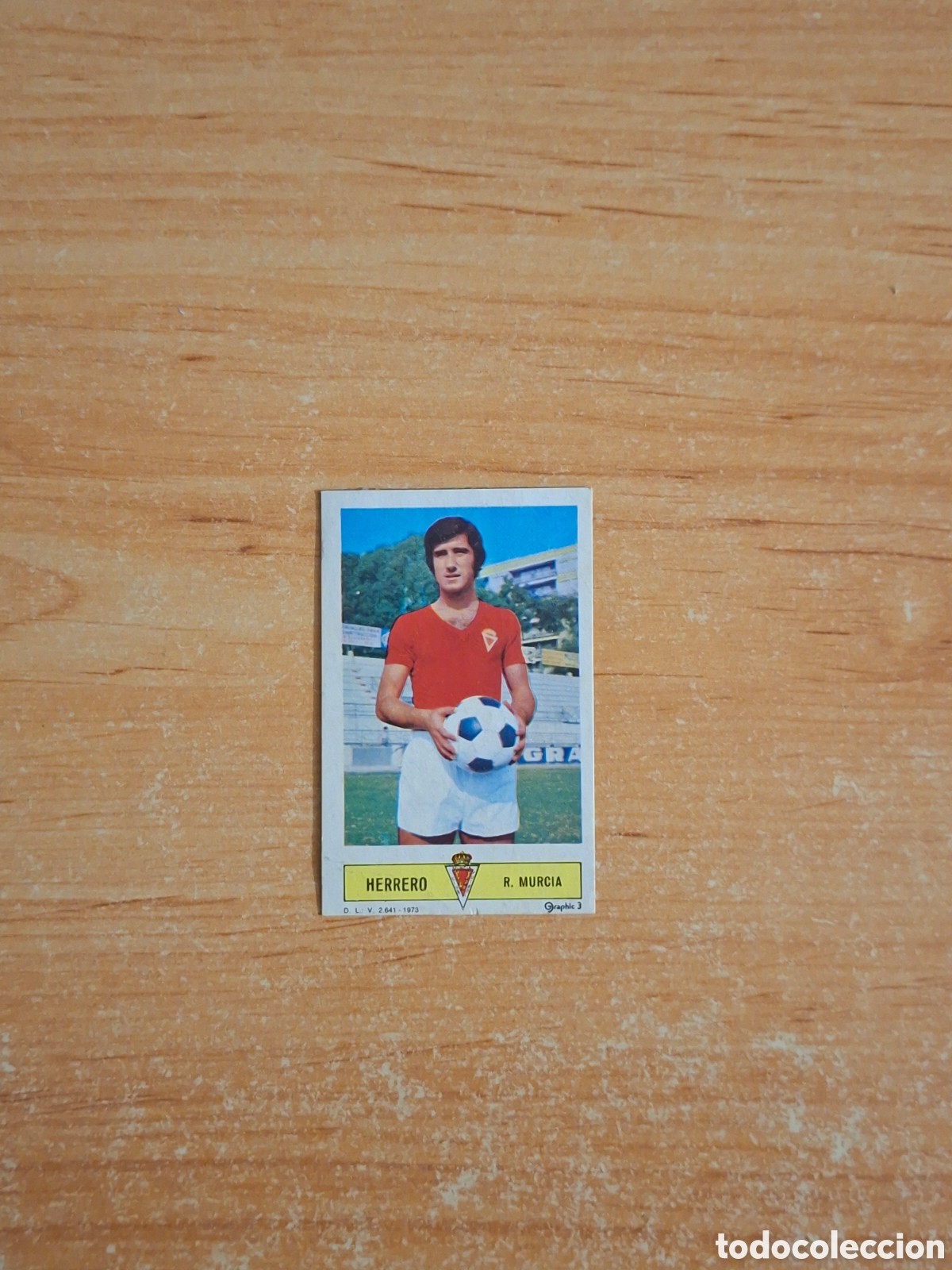 Fu&szlig;ball-Sticker: Este 73 74 herrero murcia despegado por arriba ver fotos