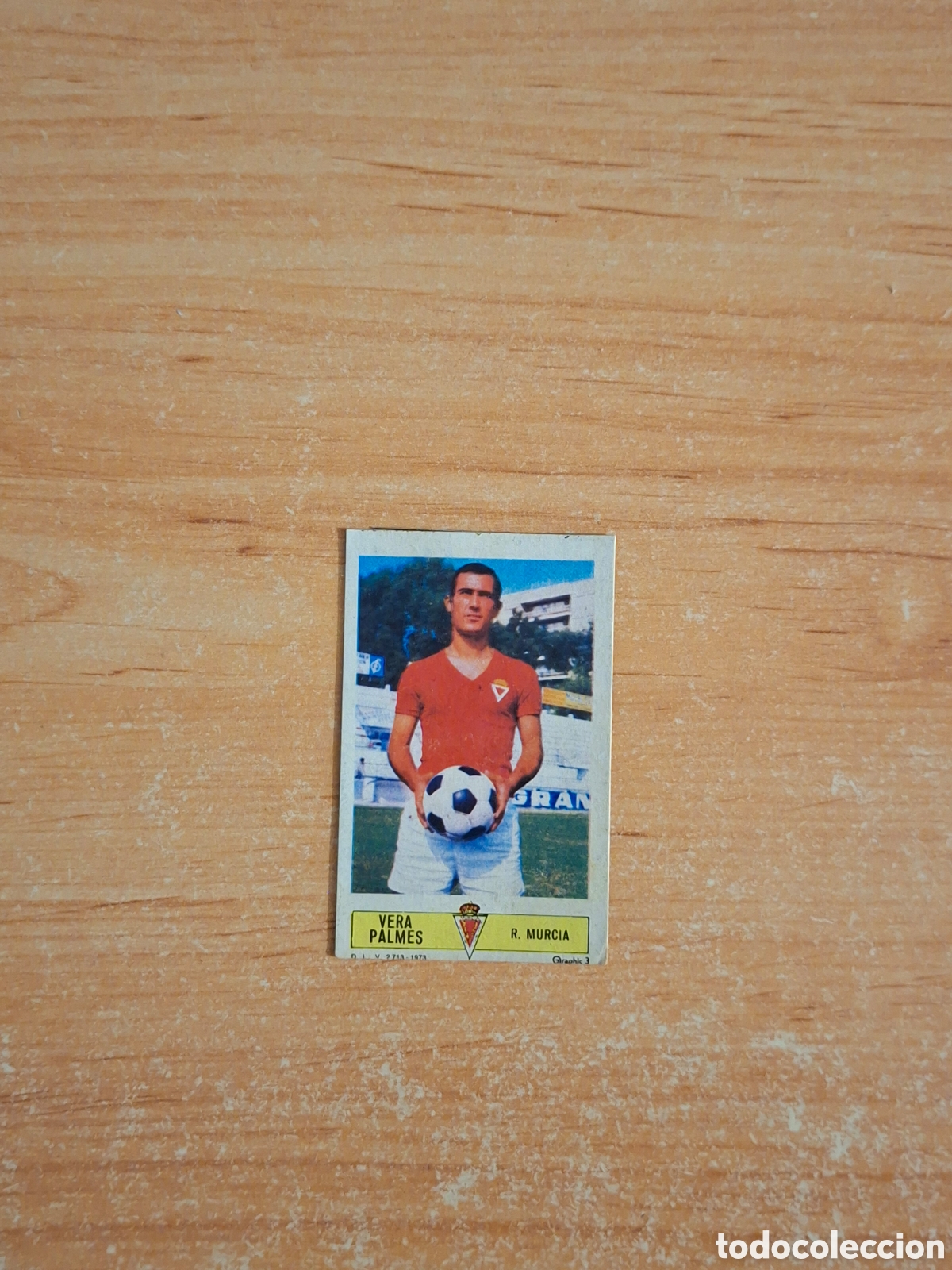 Fu&szlig;ball-Sticker: Este 73 74 vera palmes murcia despegado por arriba ver fotos