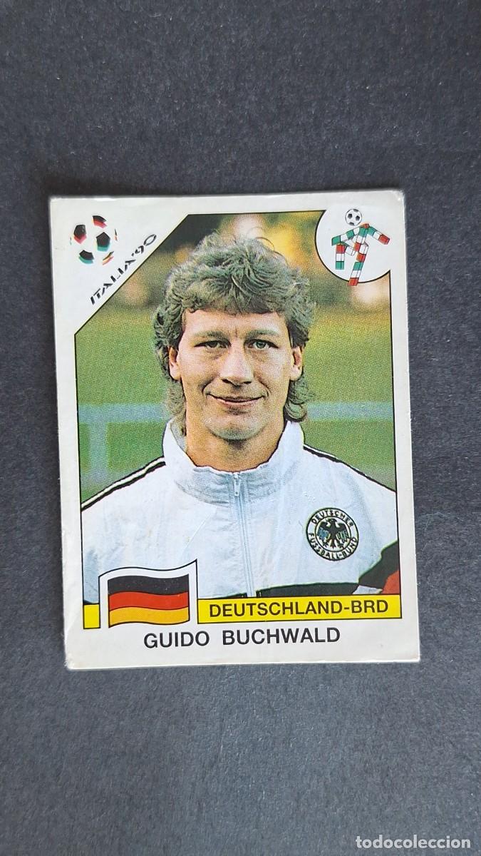 Figurine di Calcio: L2 GUIDO BUCHWALD SELECCION ALEMANIA 255 MUNDIAL ITALIA 1990 90 PANINI NUNCA PEGADO SIN PEGAR