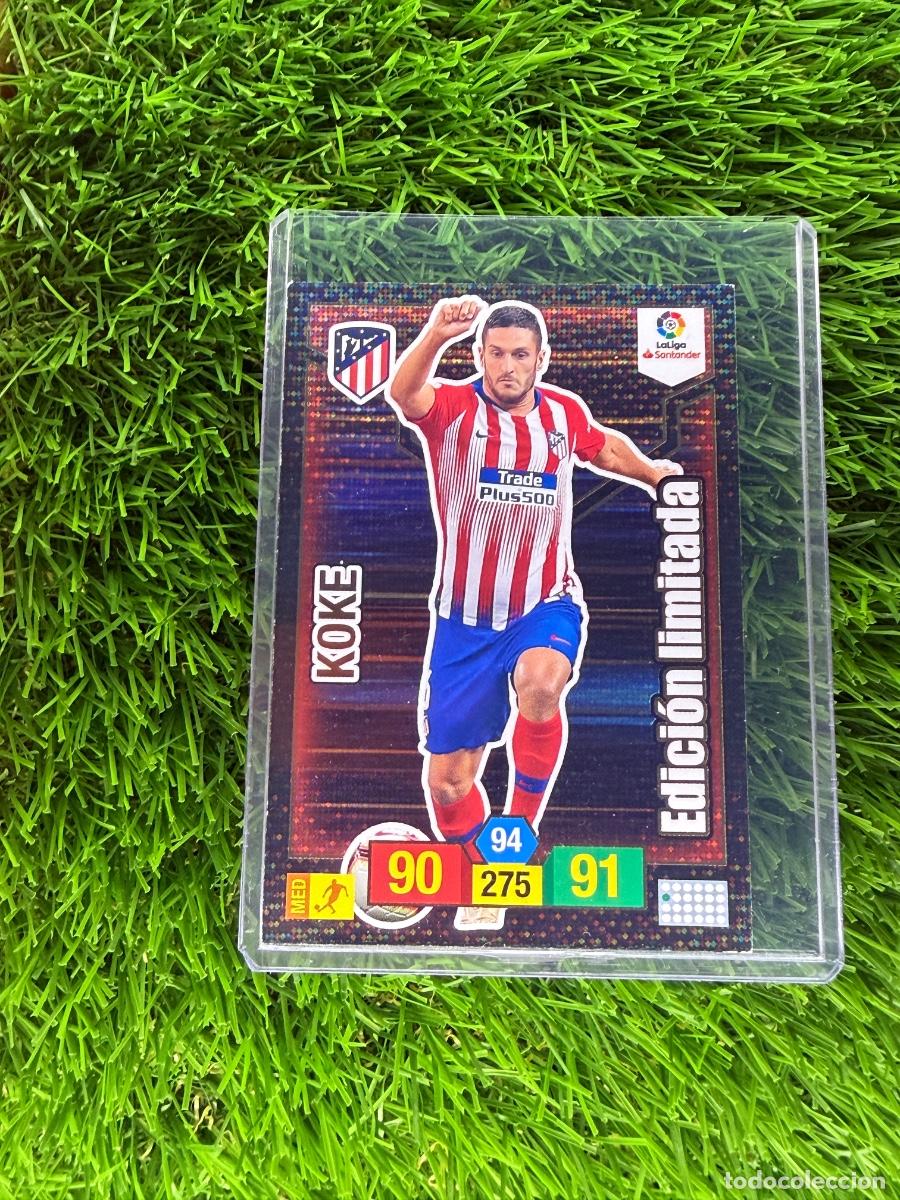 Cromos de f&uacute;tbol: Koke Edici&oacute;n Limitada Atl&eacute;tico de Madrid Adrenalyn XL 18 19