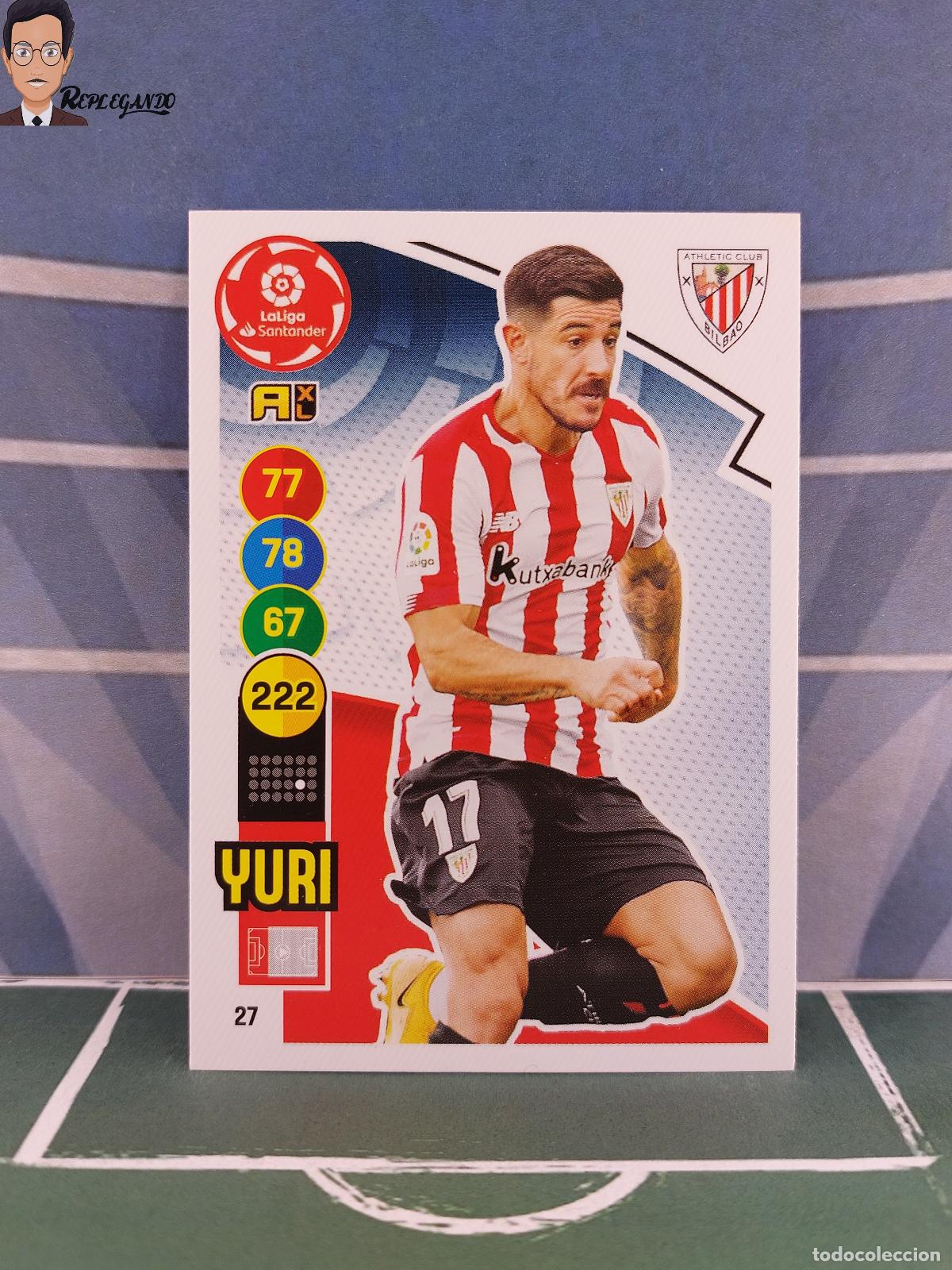 Cromos de Futebol: YURI N&ordm; 27 (ATHLETIC CLUB BILBAO) ADRENALYN XL 2020 2021 PANINI 20 21 CARD LIGA TARJETA FICHA CROMO