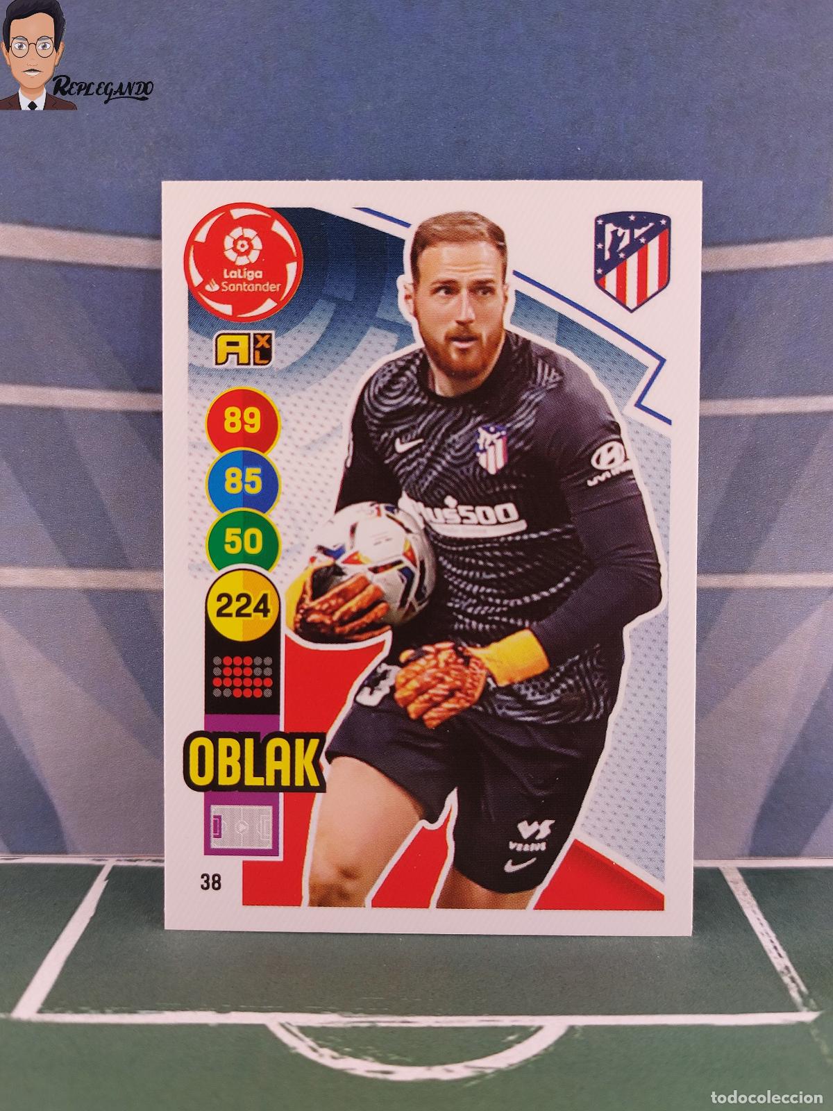 Cromos de Futebol: OBLAK N&ordm; 38 (ATL&Eacute;TICO MADRID) ADRENALYN XL 2020 2021 PANINI 20 21 CARD LIGA TARJETA FICHA