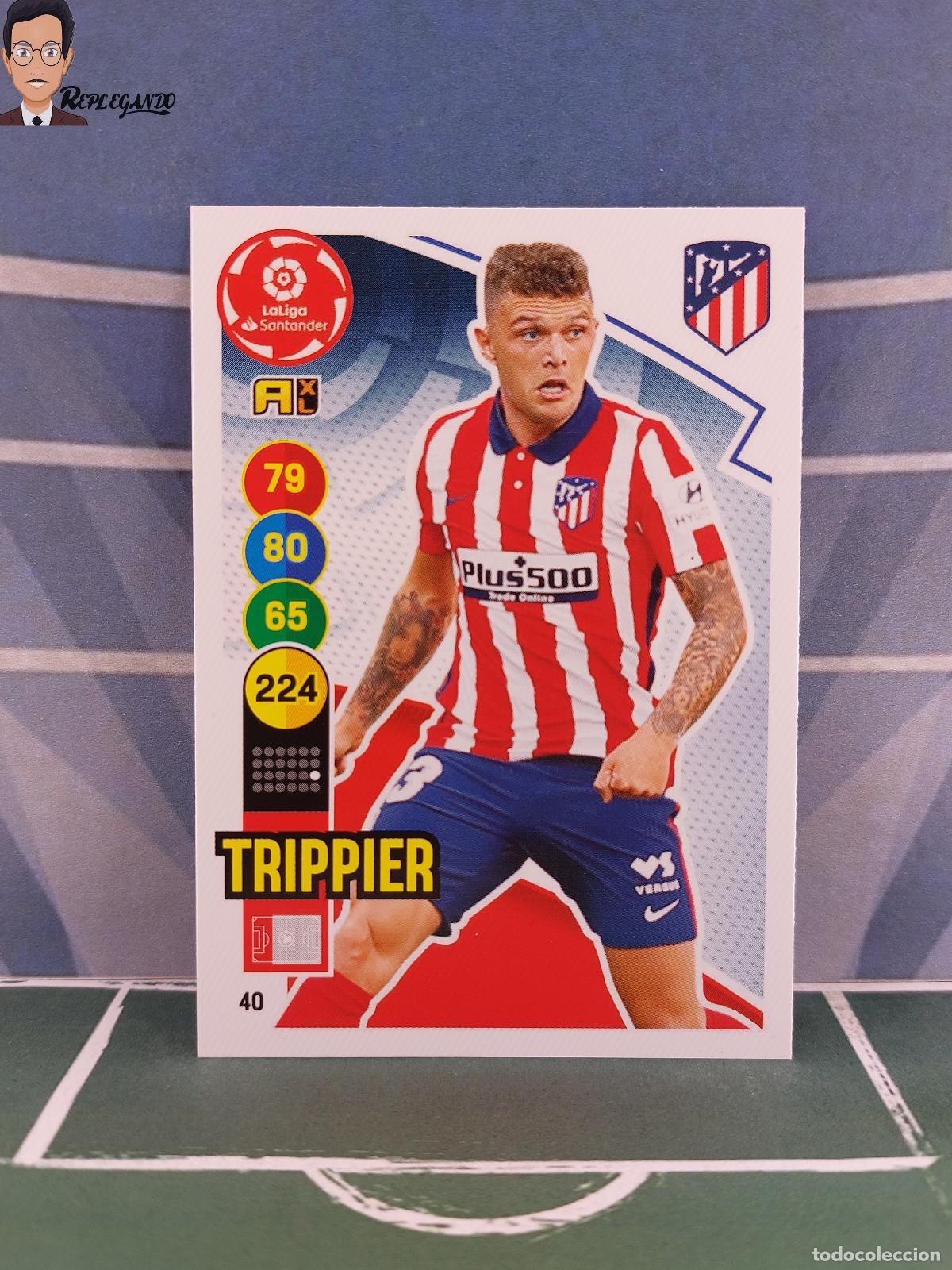 Fu&szlig;ball-Sticker: TRIPPIER N&ordm; 40 (ATL&Eacute;TICO MADRID) ADRENALYN XL 2020 2021 PANINI 20 21 CARD LIGA TARJETA