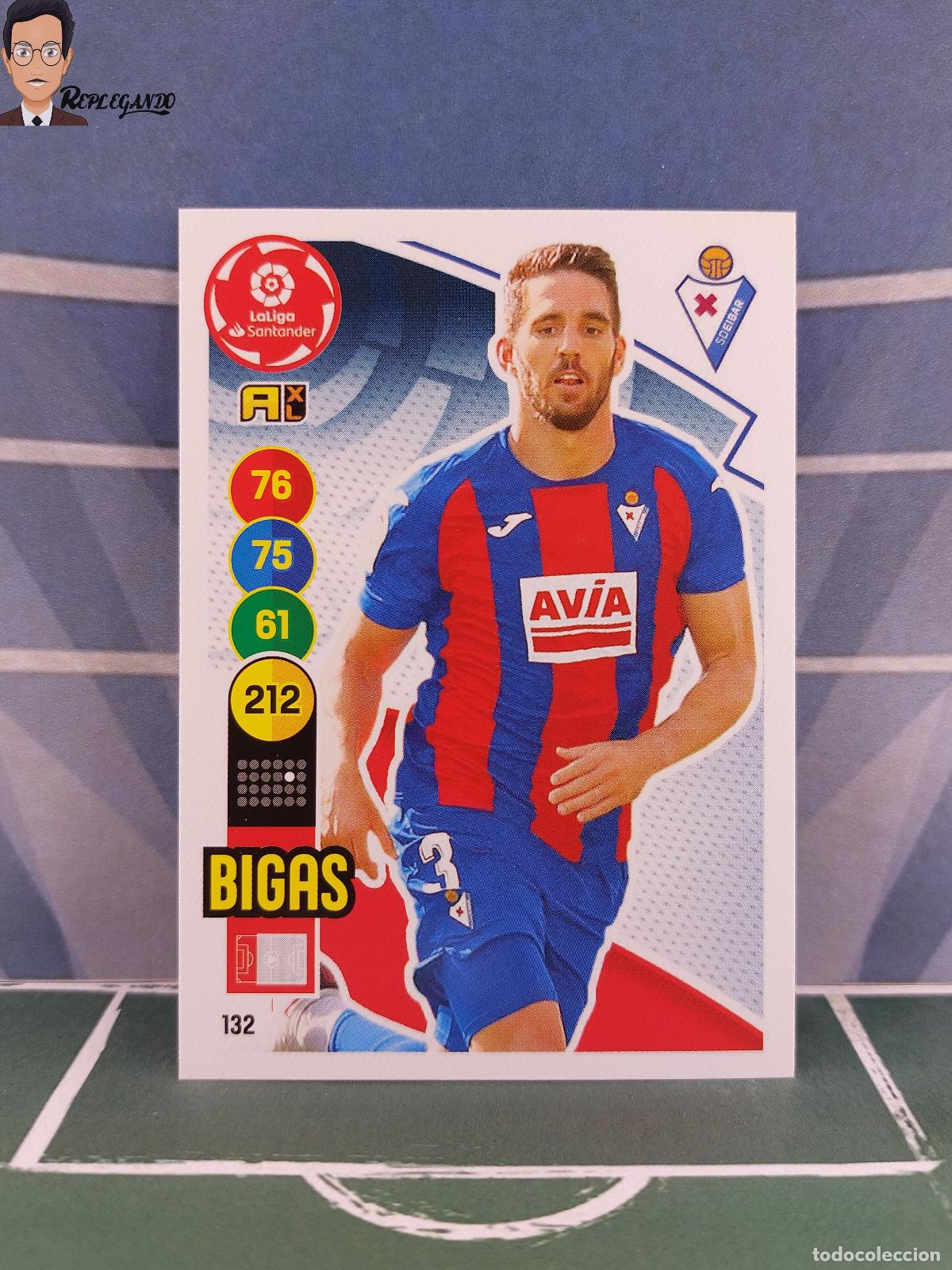 Cromos de Futebol: BIGAS N&ordm; 132 (SD EIBAR) ADRENALYN XL 2020 2021 PANINI 20 21 CARD LIGA TARJETA FICHA CROMO