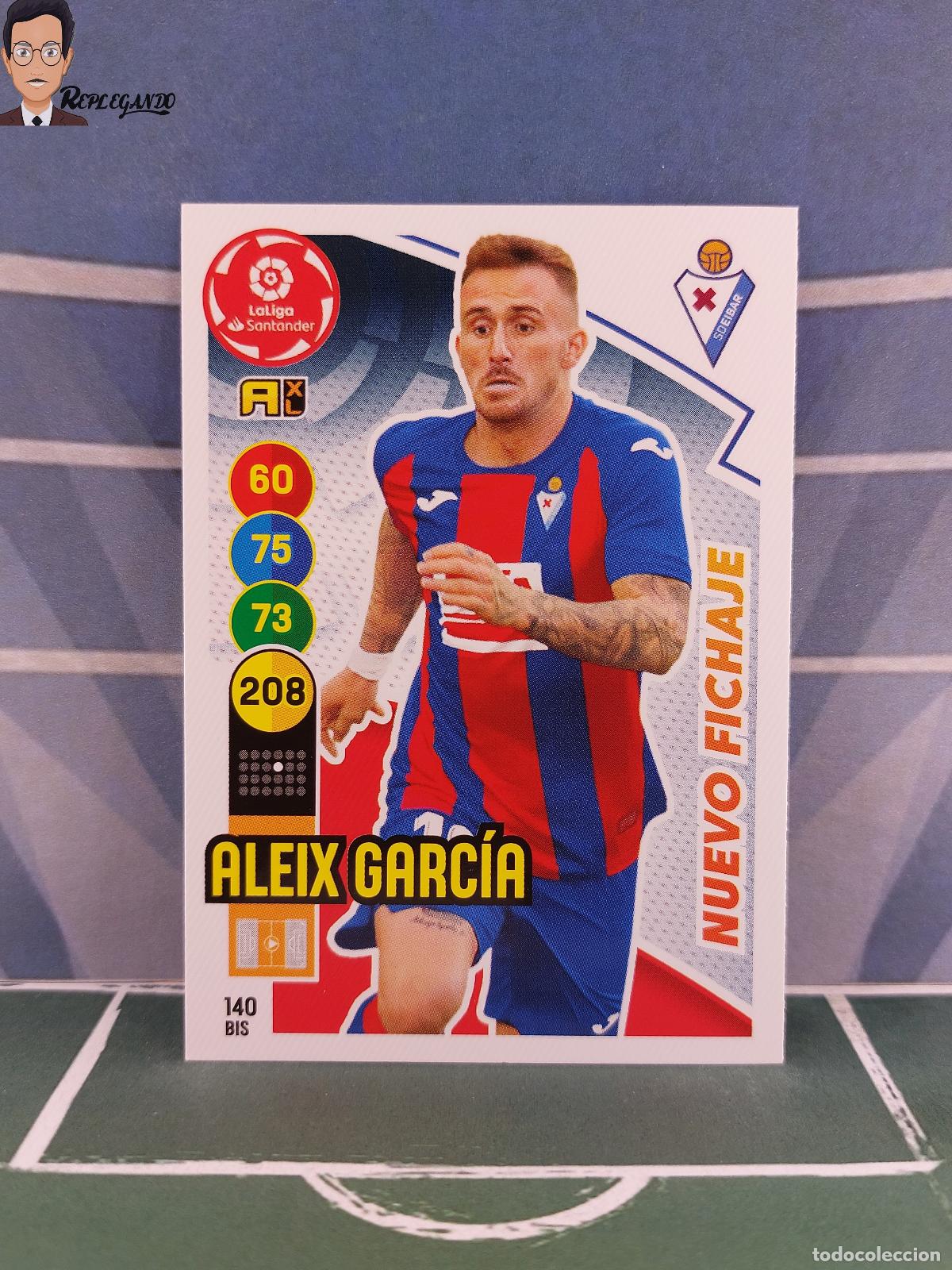 Fu&szlig;ball-Sticker: ALEIX GARC&Iacute;A N&ordm; 140 BIS (SD EIBAR) ADRENALYN XL 2020 2021 PANINI 20 21 CARD LIGA TARJETA FICHA CROMO