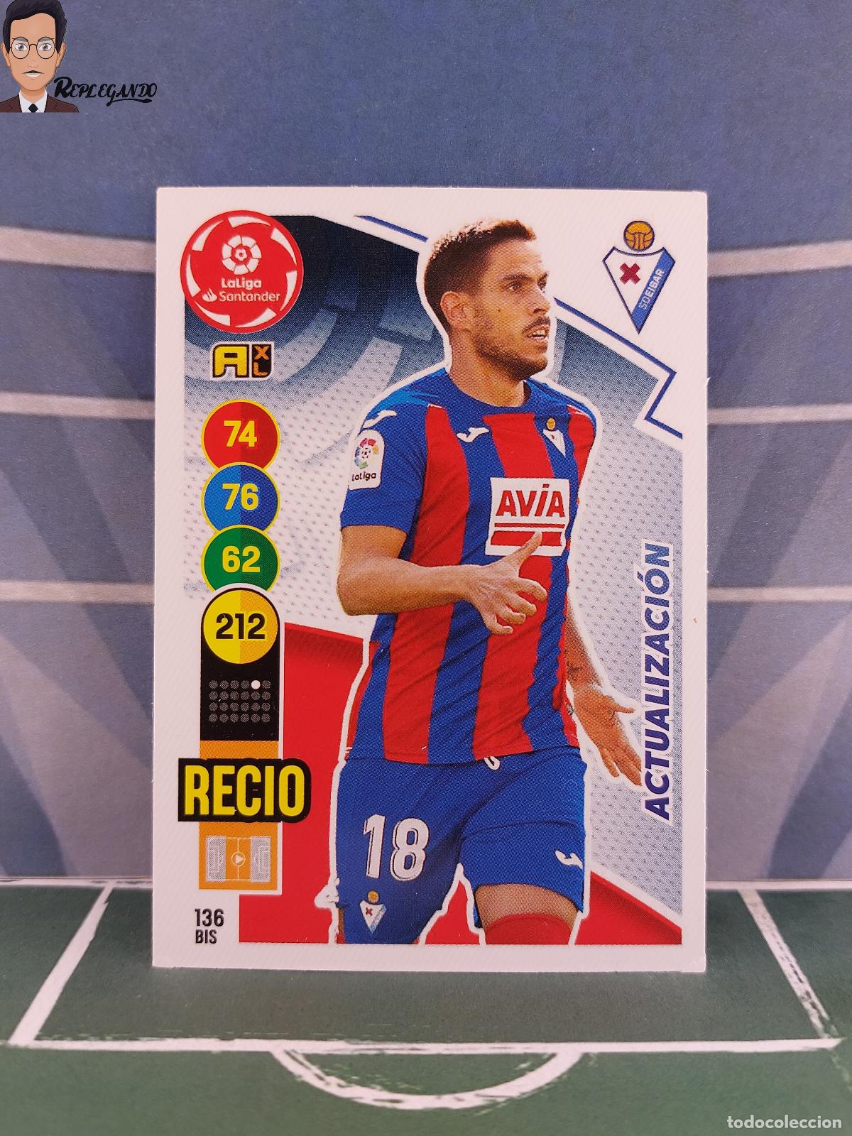 Fu&szlig;ball-Sticker: RECIO N&ordm; 136 BIS (SD EIBAR) ADRENALYN XL 2020 2021 PANINI 20 21 CARD LIGA TARJETA FICHA CROMO