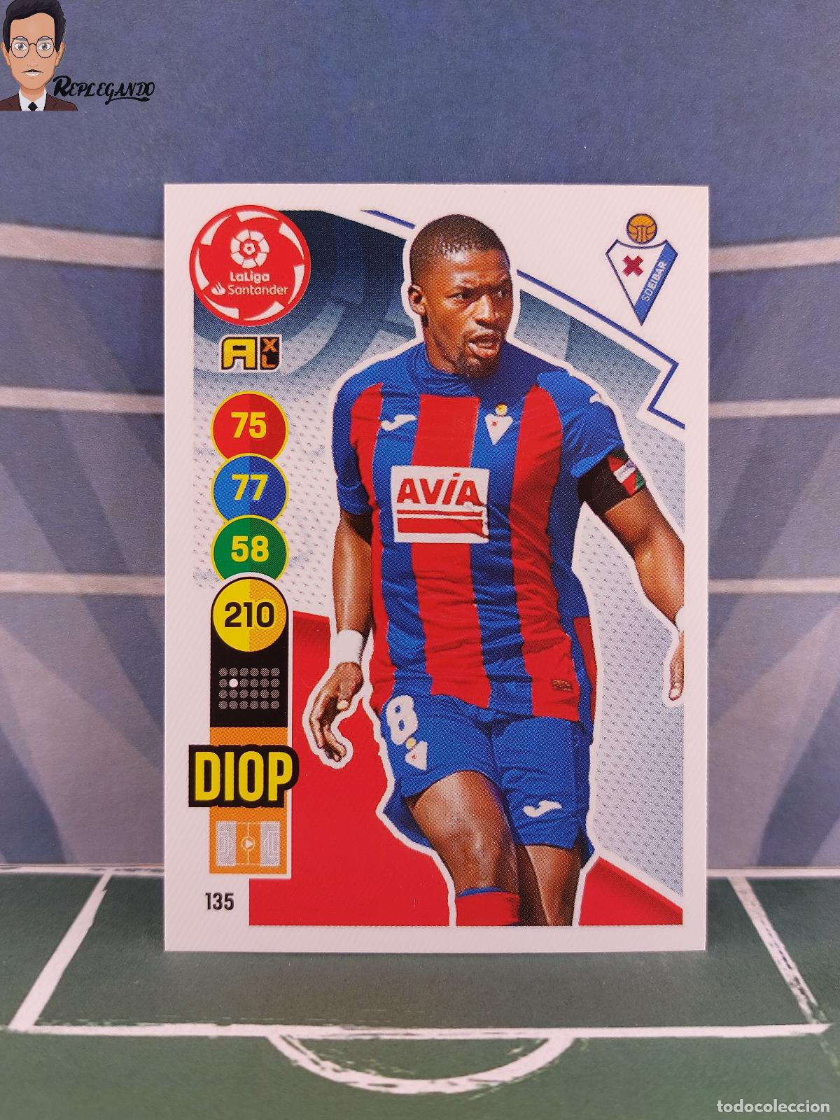 Figurine di Calcio: DIOP N&ordm; 135 (SD EIBAR) ADRENALYN XL 2020 2021 PANINI 20 21 CARD LIGA TARJETA FICHA CROMO