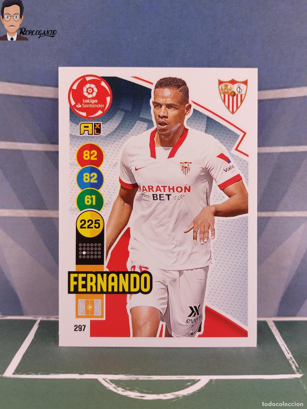 Figurine di Calcio: FERNANDO N&ordm; 297 (SEVILLA FC) ADRENALYN XL 2020 2021 PANINI 20 21 CARD LIGA TARJETA FICHA CROMO