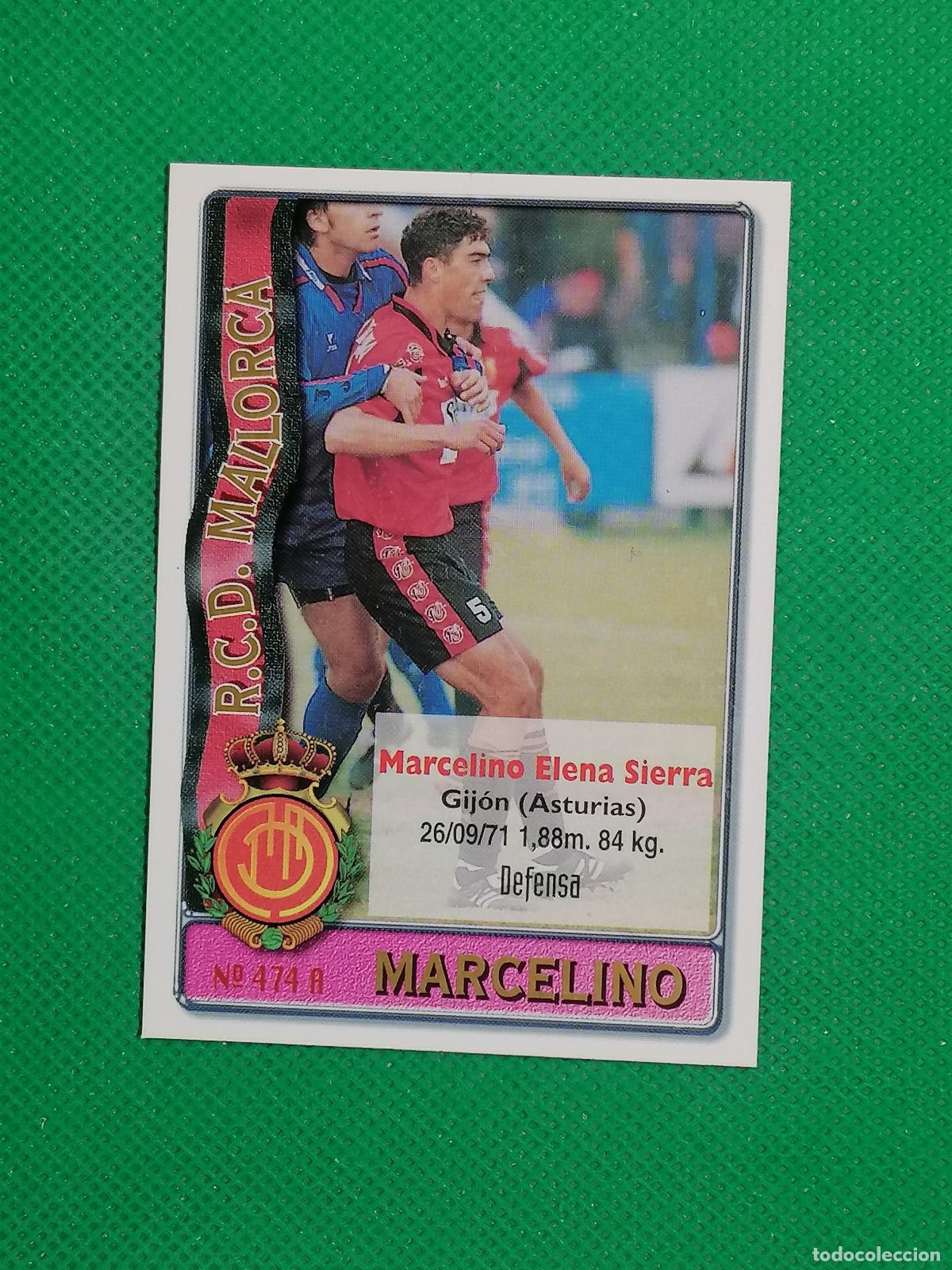 Figurine di Calcio: 474 A B 474A 474B MARCELINO MONCHU MALLORCA ⚽ FICHAS LIGA MUNDICROMO 96 97 1996 1997 ⚽