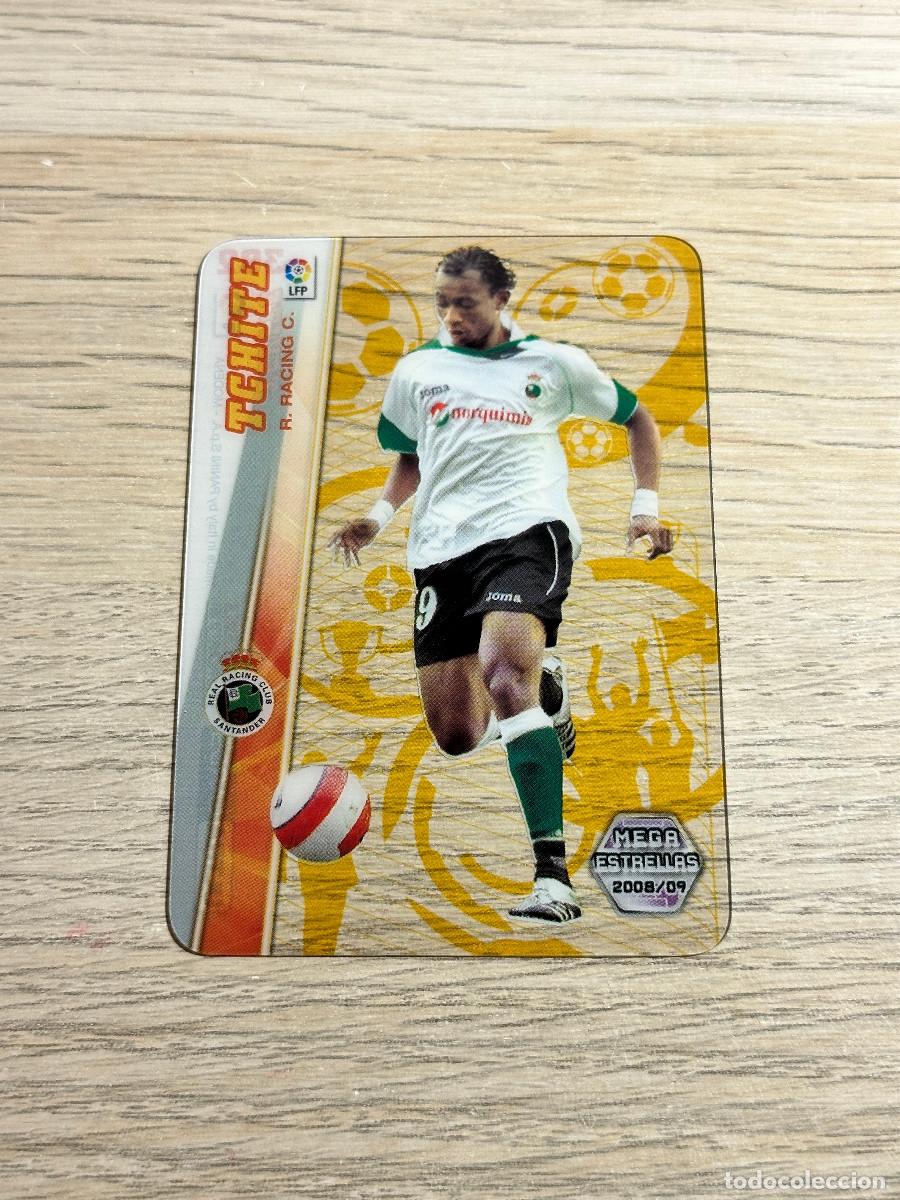 Cromos de Futebol: 392 TCHITE MEGA ESTRELLAS ULTRA CARDS RACING MEGACRACKS LIGA 2008 2009 PANINI 08 09
