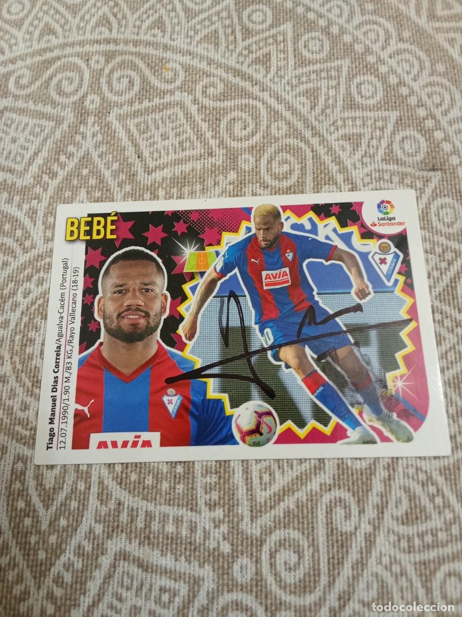Fu&szlig;ball-Sticker: Cromo firmado bebe eibar