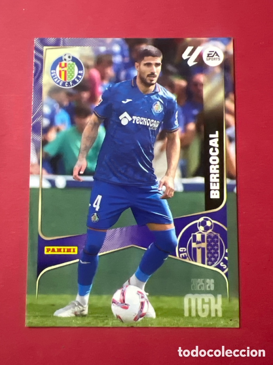 Cromos de Futebol: C9767. MEGACRACKS BERROCAL 171 GETAFE CROMO LIGA 25 26 2025 2026 MGK PANINI