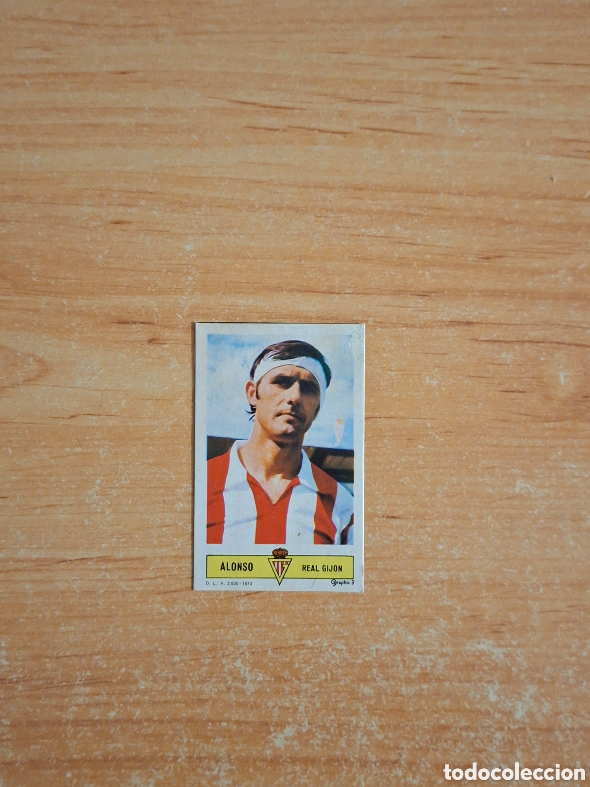 Cromos de F&uacute;tbol: Este 73 74 alonso Gijon despegado por arriba ver fotos