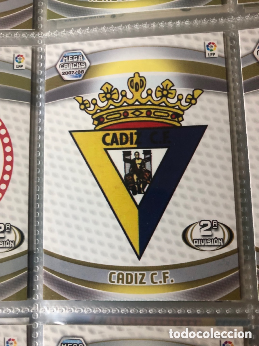Cromos de F&uacute;tbol: Megacracks 2007 2008 escudos segunda C&aacute;diz 419