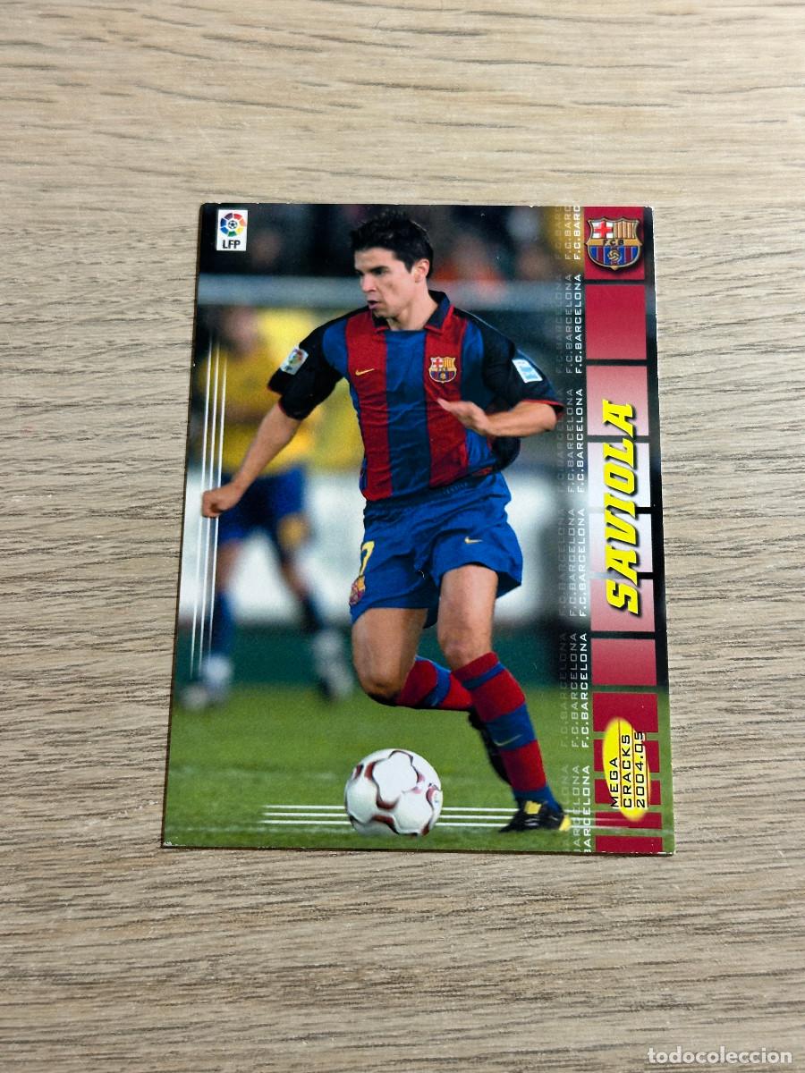 Figurine di Calcio: 71 SAVIOLA FC BARCELONA MEGACRACKS LIGA 2004 2005 PANINI 04 05