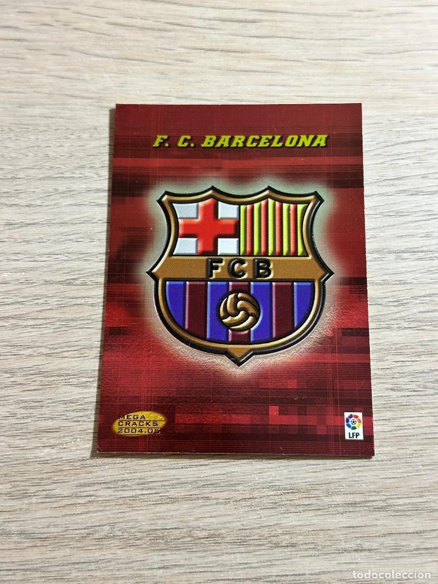 Figurine di Calcio: 55 ESCUDO FC BARCELONA MEGACRACKS LIGA 2004 2005 PANINI 04 05
