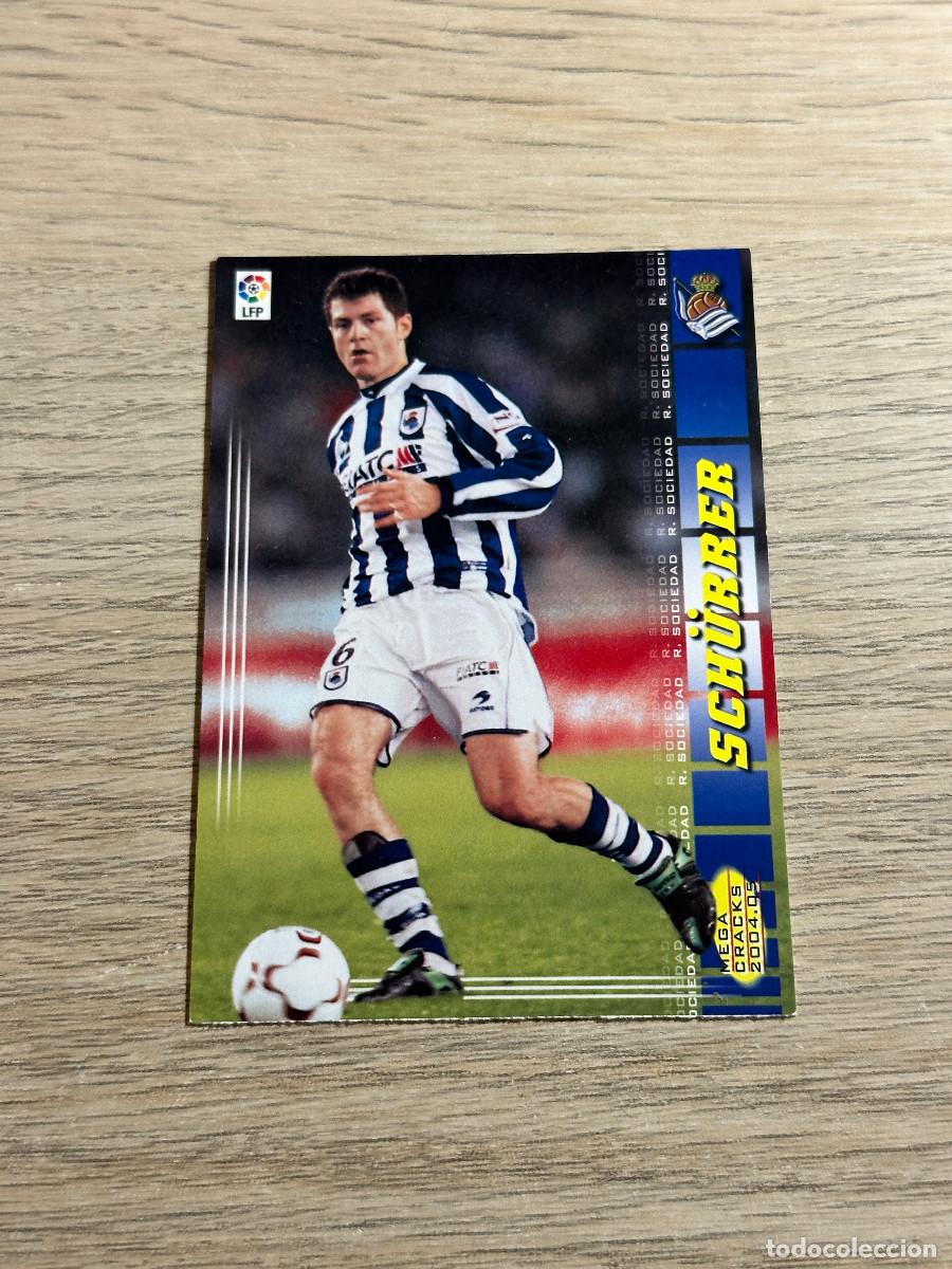 Fu&szlig;ball-Sticker: 294 SCHURRER REAL SOCIEDAD MEGACRACKS LIGA 2004 2005 PANINI 04 05