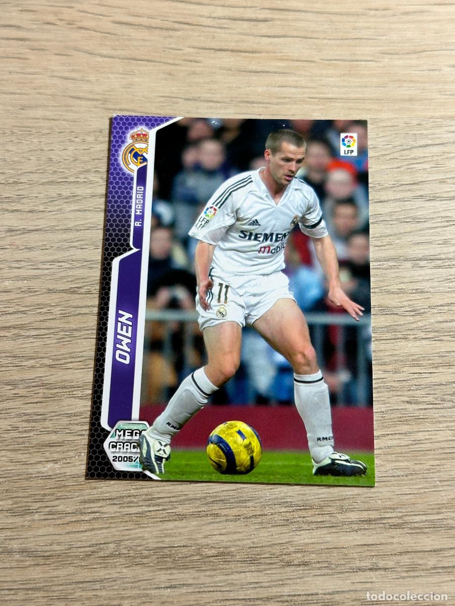 Cromos de Futebol: OWEN N&ordm; 196 REAL MADRID 2005 2006 PANINI MEGACRACKS 05 06
