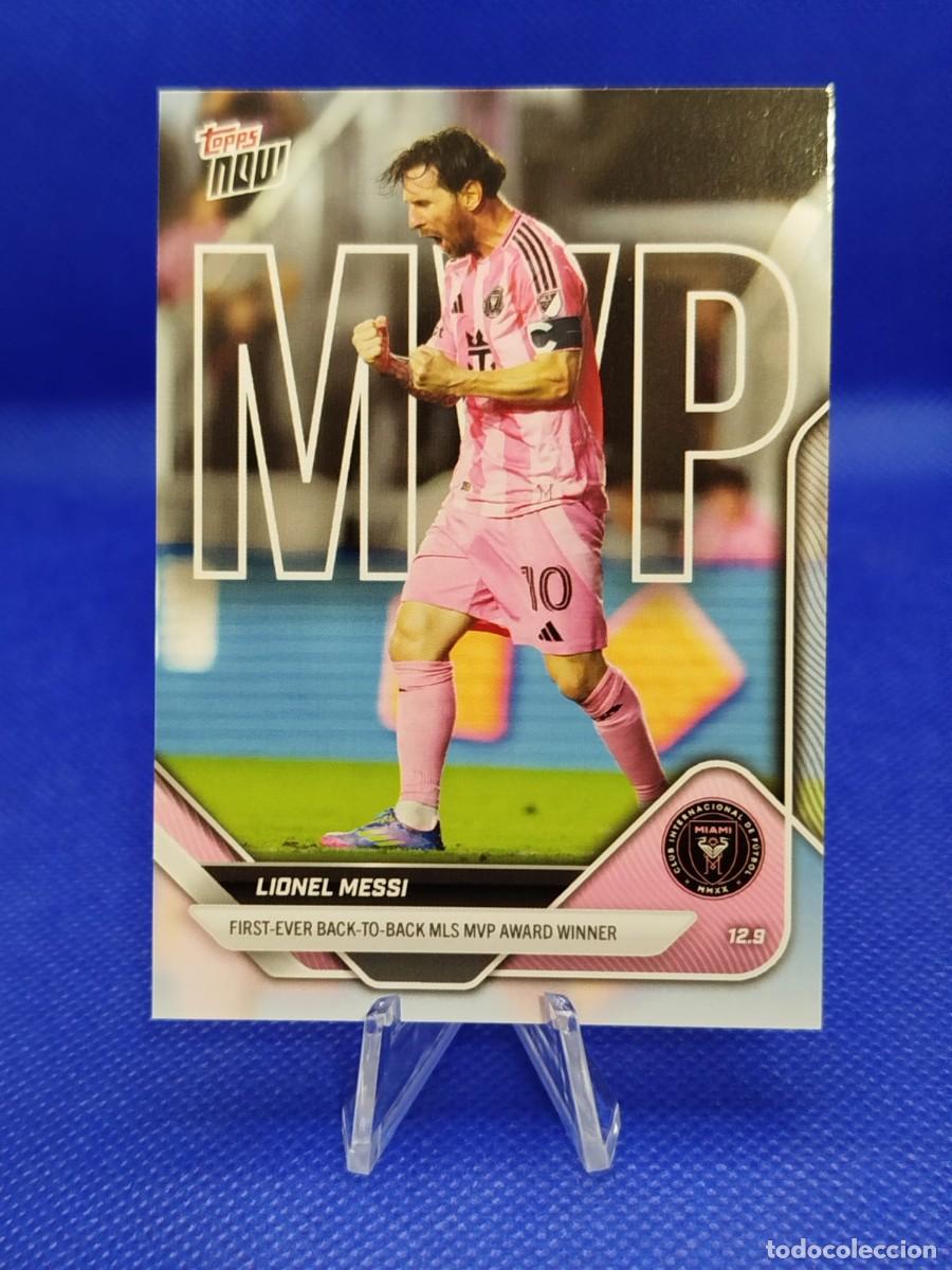 Fu&szlig;ball-Sticker: #145 LIONEL MESSI 09/12/25 TOPPS NOW MLS FIRST-EVER BACK-TO-BACK MLS MVP AWARD WINNER 1/12722