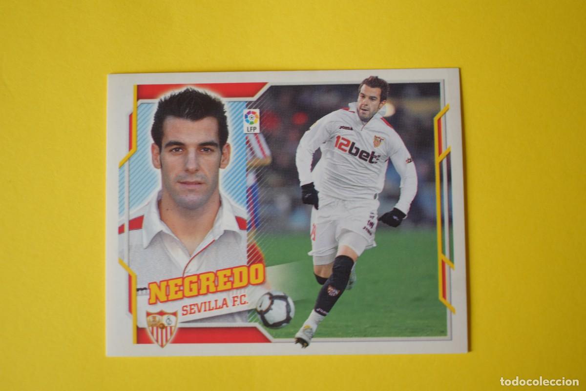 Figurine di Calcio: Cromo Liga 2010 2011. 10 11. Negredo. Sevilla. N &ordm; 14 B. Colecciones ESTE. Sin pegar
