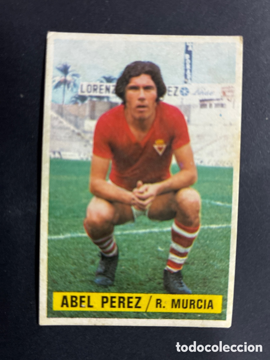 Football Stickers: CROMO FUTBOL SIN PEGAR ABEL PEREZ R. MURCIA 1974 - 1975 EDITORIAL ESTE
