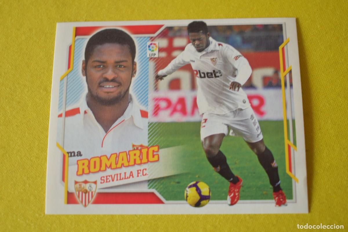 Figurine di Calcio: Cromo Liga 2010 2011. 10 11. Romaric. Sevilla. N &ordm; 8 B. Colecciones ESTE. Sin pegar