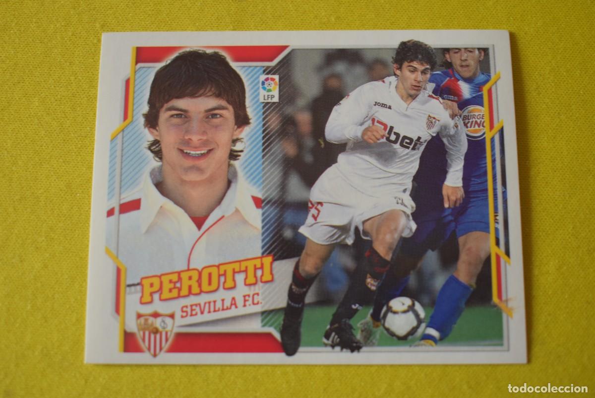 Cromos de Futebol: Cromo Liga 2010 2011. 10 11. Perotti. Sevilla. N &ordm; 14 A. Colecciones ESTE. Sin pegar
