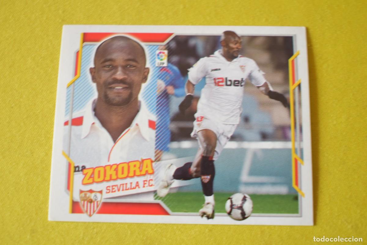 Figurine di Calcio: Cromo Liga 2010 2011. 10 11. Zokora. Sevilla. N &ordm; 11. Colecciones ESTE. Sin pegar