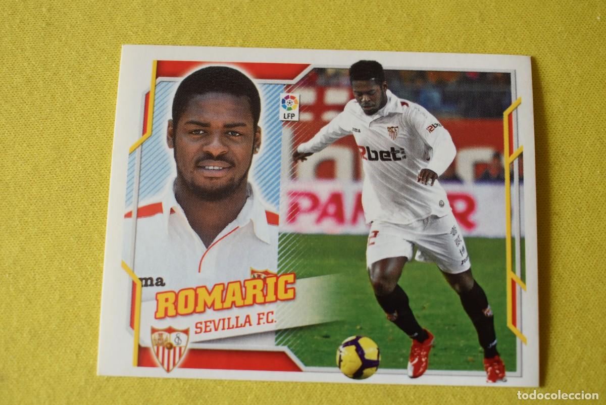 Figurine di Calcio: Cromo Liga 2010 2011. 10 11. Romaric. Sevilla. N &ordm; 8 B. Colecciones ESTE. Sin pegar