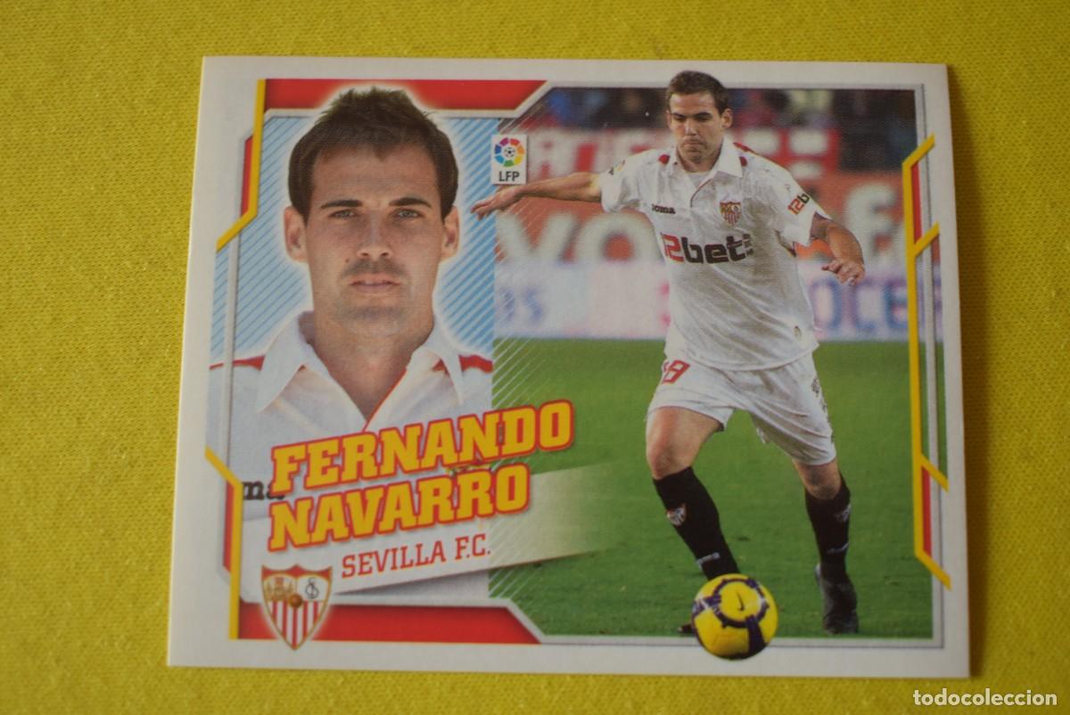 Figurine di Calcio: Cromo Liga 2010 2011. 10 11. Fernando Navarro. Sevilla. N &ordm; 7 A. Colecciones ESTE. Sin pegar